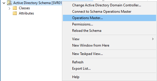 FSMO Schema Role