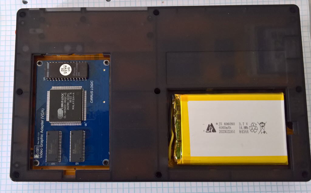 Book8088: Battery, Videocard