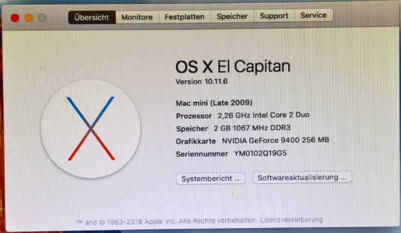 Mac Mini El Capitan