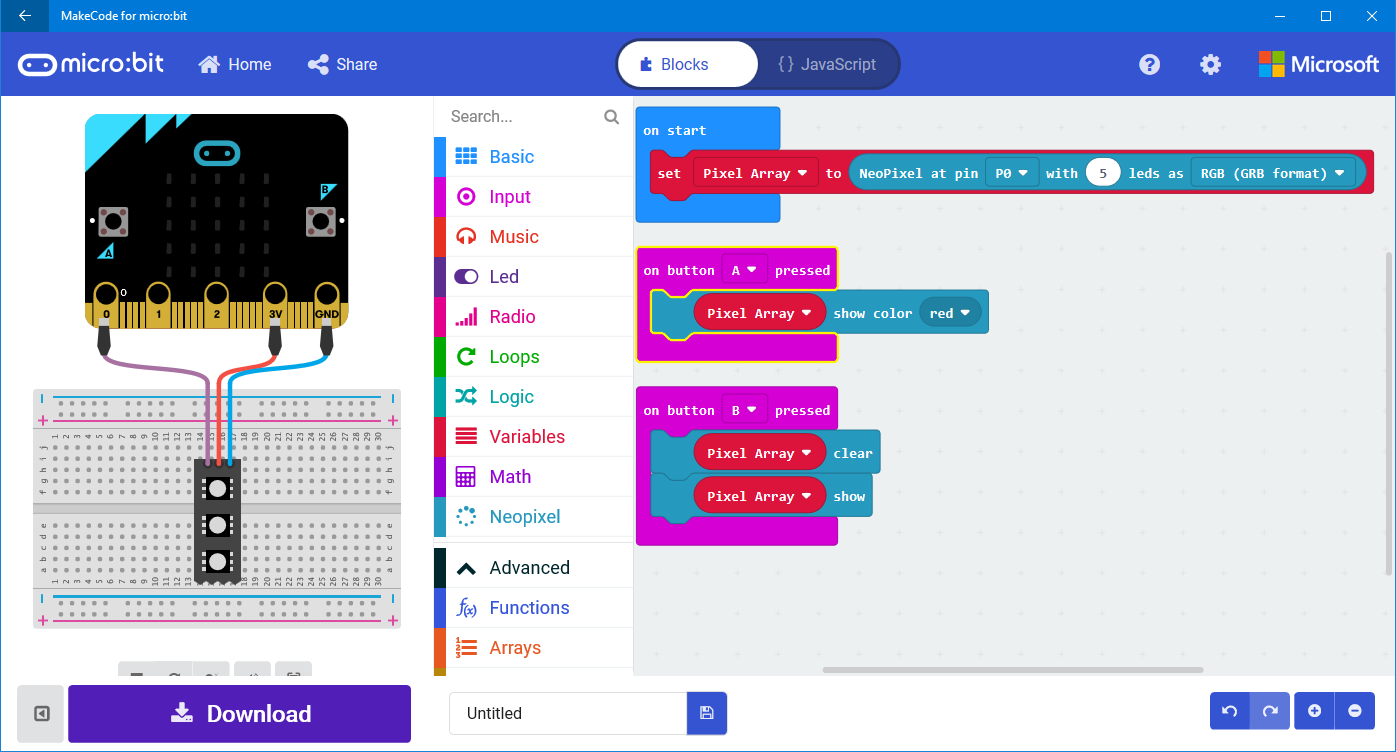 micro:bit MakeCode